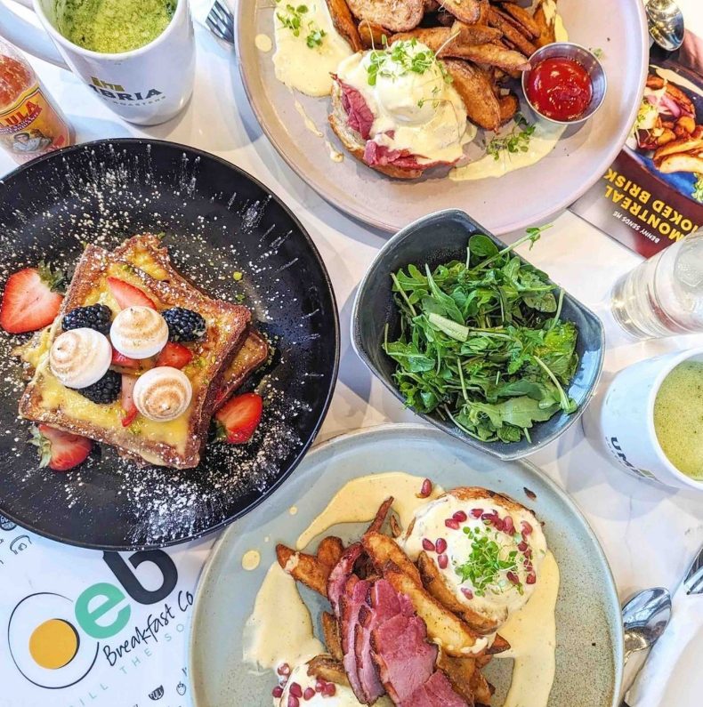 best brunch in calgary Dive into OEB Breakfast Co's brunch paradise in Calgary - featuring French toast magic, sassy eggs benedict, and a side salad that dances on the taste buds!