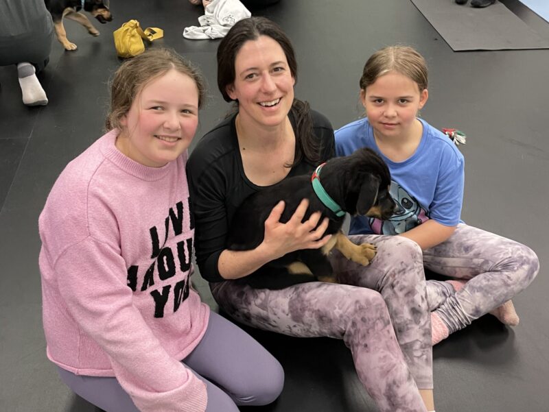 puppy yoga calgary